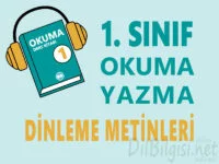 1. Sınıf İlk Okuma Yazma Dinleme Metinleri