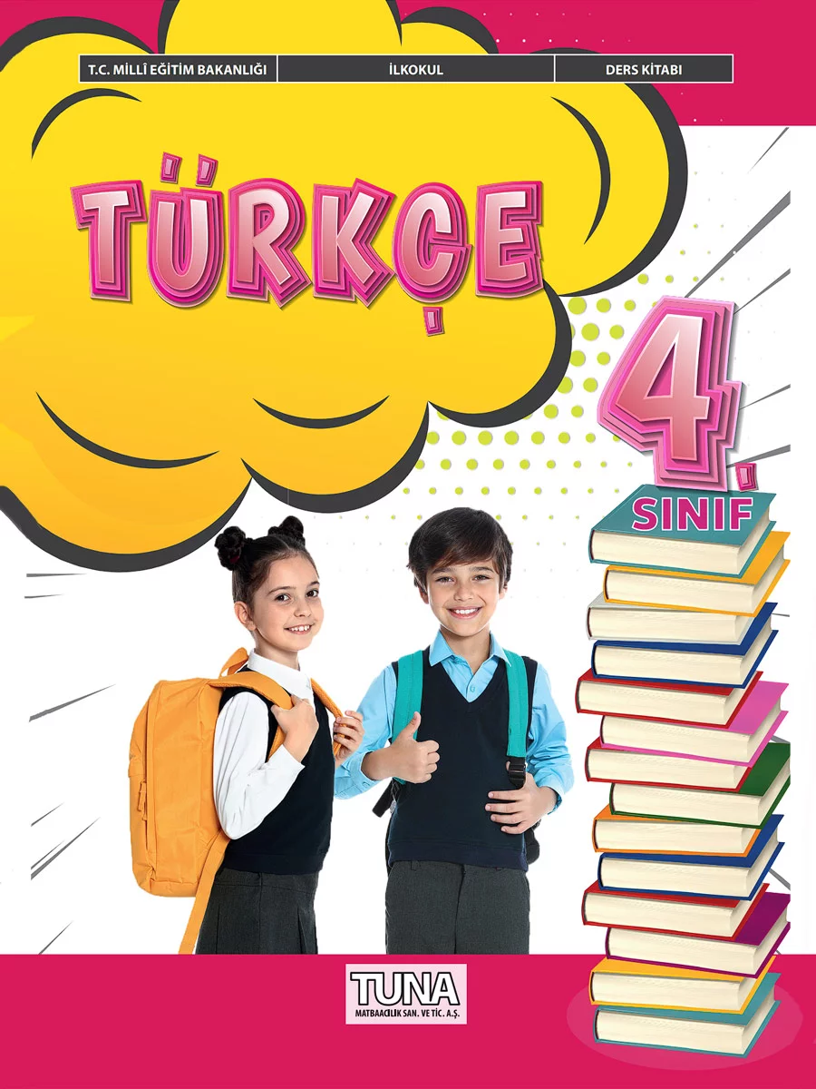 4. Sınıf Türkçe Ders Kitabı (Tuna matbaacılık)